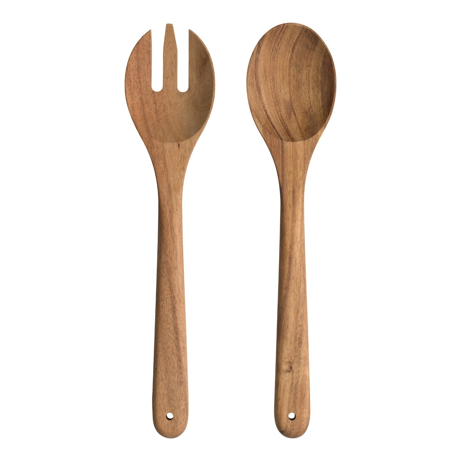 Salatbesteck MATERA Akazienholz 30 cm braun