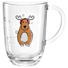 Tasse 380ml Elch AUTENTICO 4er-Set