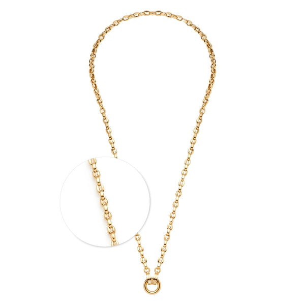 Leonardo Ketting Lenka Clip & Mix Voor Dames In Roestvrij Staal 022879 Leonardo Ketting Lenka Clip & Mix Voor Dames In Roestvrij Staal 022879