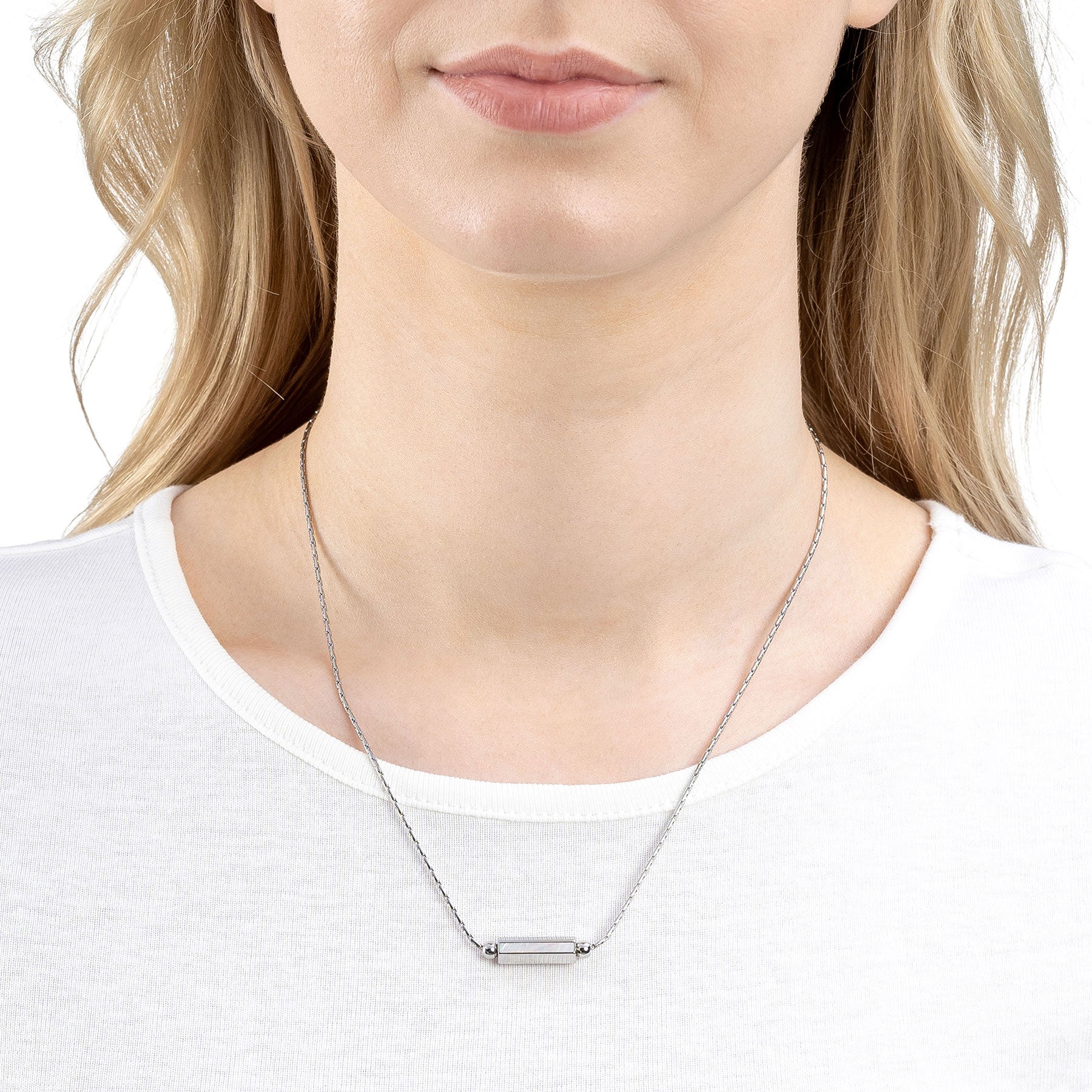 Halskette Pilea mit persönlicher Gravur