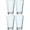 Trinkglas OPTIC 540 ml hellblau 4er Set