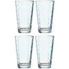 Trinkglas OPTIC 540 ml hellblau 4er Set