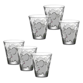 Kinderbecher BAMBINI OPTIC 215ml  Elefant 6er-Set
