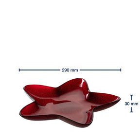 Sternschale AUTENTICO 29 cm rot