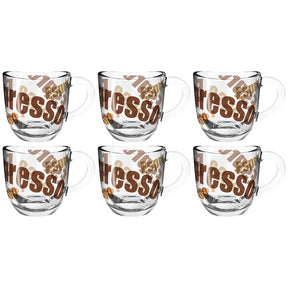 Espressotasse NAPOLI 80 ml 3farbig 6er-Set