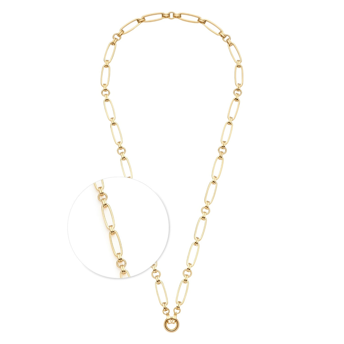 Hundehalsband Aus Leder Im Mac-Look – Gelb, Verstellbar 46–70 Cm, Breite 25 Mm