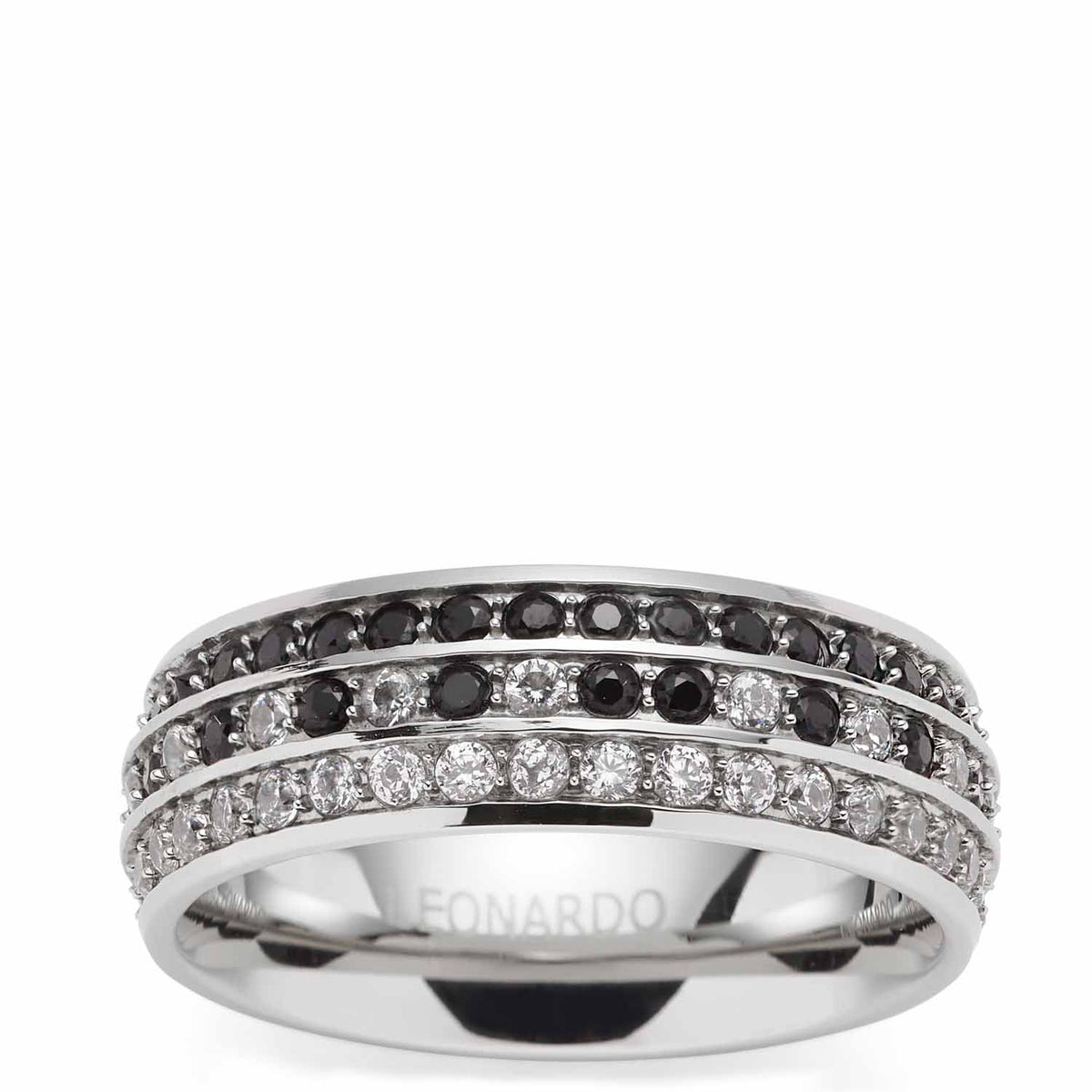Ring ATURA 21 mit mehrfarbigen Steinen in Silber