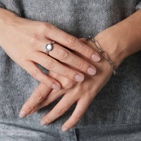 Ring BEA 19 grau blau