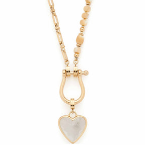 Set Halskette KAREEN 69 cm gold Clip & Mix