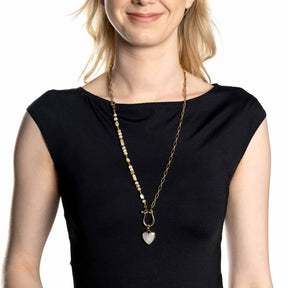 Set Halskette KAREEN 69 cm gold Clip & Mix