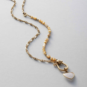 Set Halskette KAREEN 69 cm gold Clip & Mix
