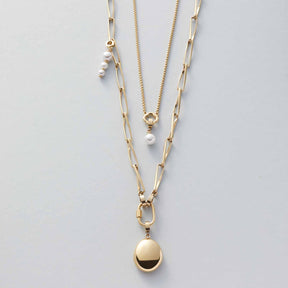 Halskette CONSENZA 70 cm gold Clip & Mix