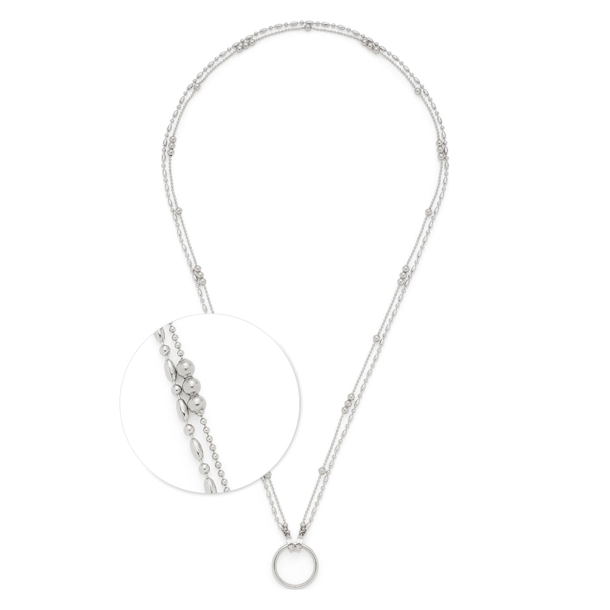 Halskette ILVI 70 cm silber Clip & Mix
