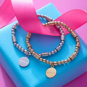 Stretch Armband ELISABETH gold