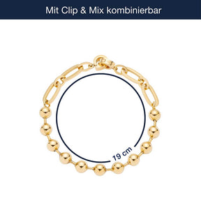 Armband DOTTY gold Clip & Mix