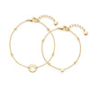 Set/2 Armband CINDY gold Mutter/Tochter