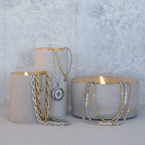 Halskette ELAINE 45 cm gold