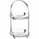 Etagere CUCINA silber 2-teilig