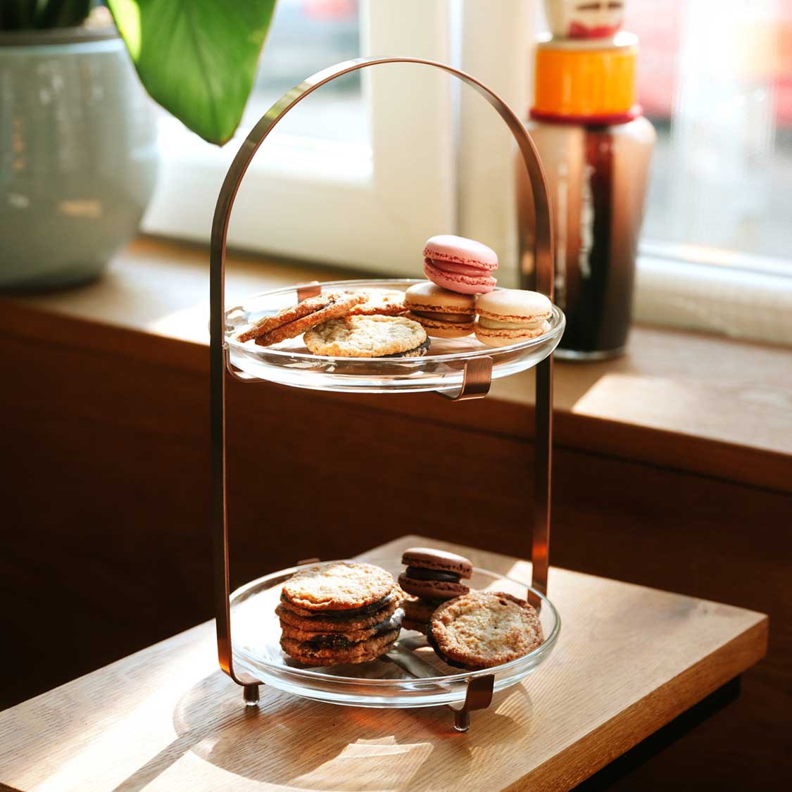 Etagere CUCINA kupfer 2-teilig – LEONARDO