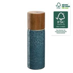 Gewürzmühle MATERA 17 cm blau