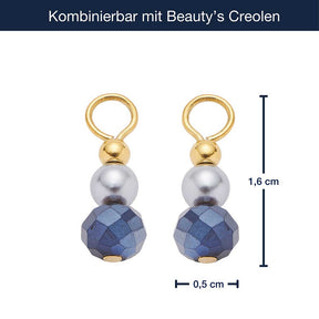 Set/2 Anhänger ALINE gold Beauty's