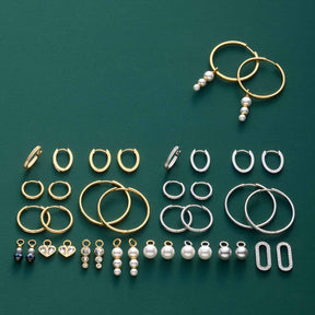 Set/2 Anhänger ALINE gold Beauty's