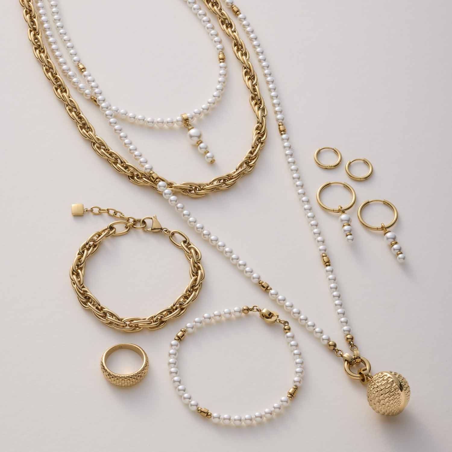 Set/2 Anhänger JUSTINE gold Beauty's