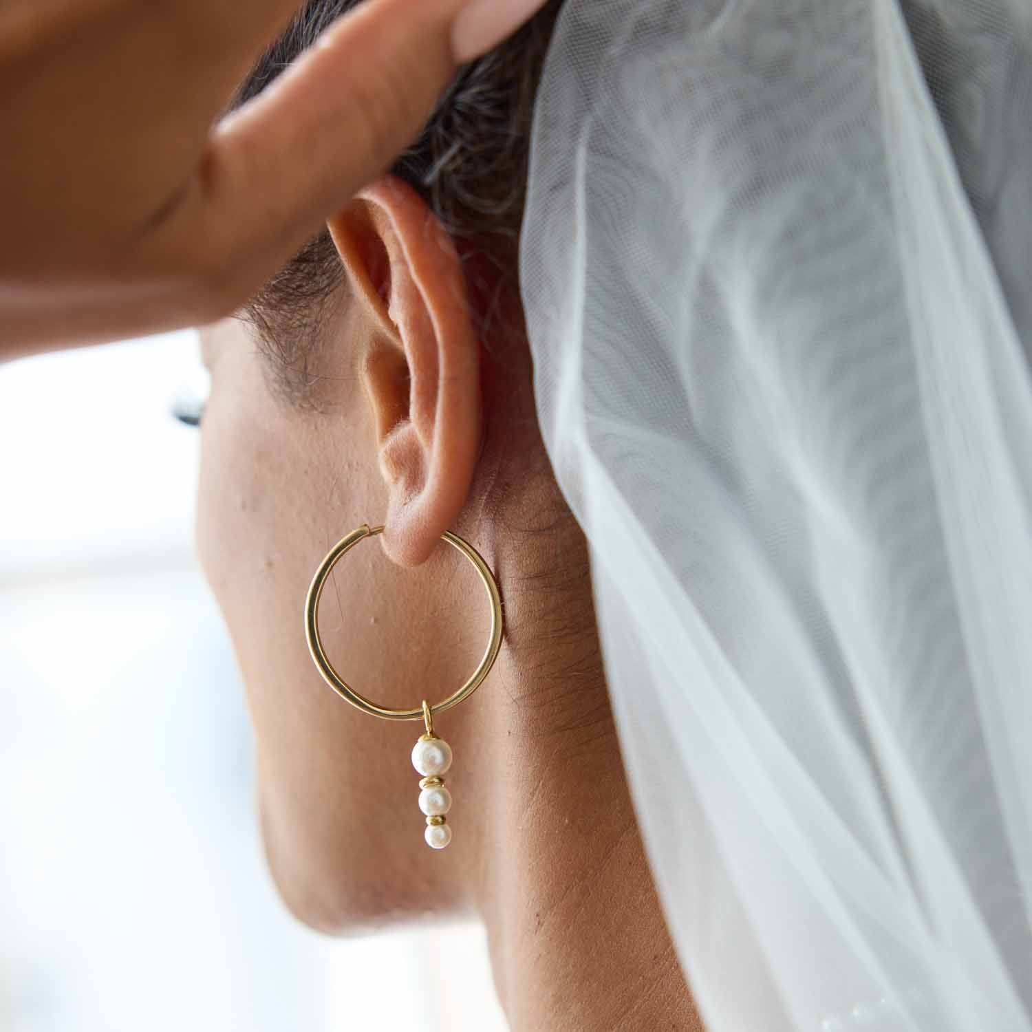 Set/2 Anhänger JUSTINE gold Beauty's