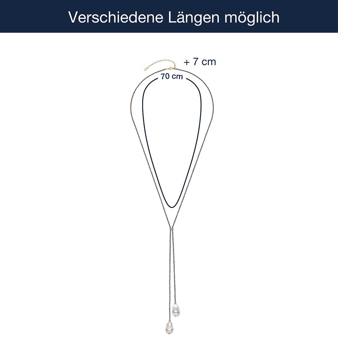 Halskette SOPHIE 80 cm gold