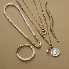 Halskette SUZANNE Clip & Mix gold 80 cm