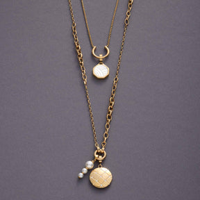 Halskette SUZANNE Clip & Mix gold 80 cm