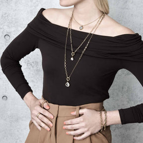 Armband SUZANNE Clip & Mix gold