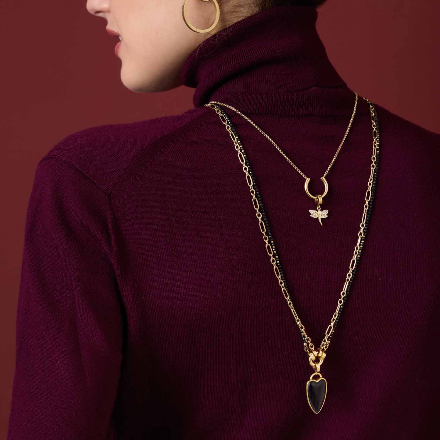 Halskette NINON Clip & Mix 70 cm gold