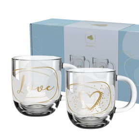 Tasse PRESENTE 400 ml 'Love' 2er-Set