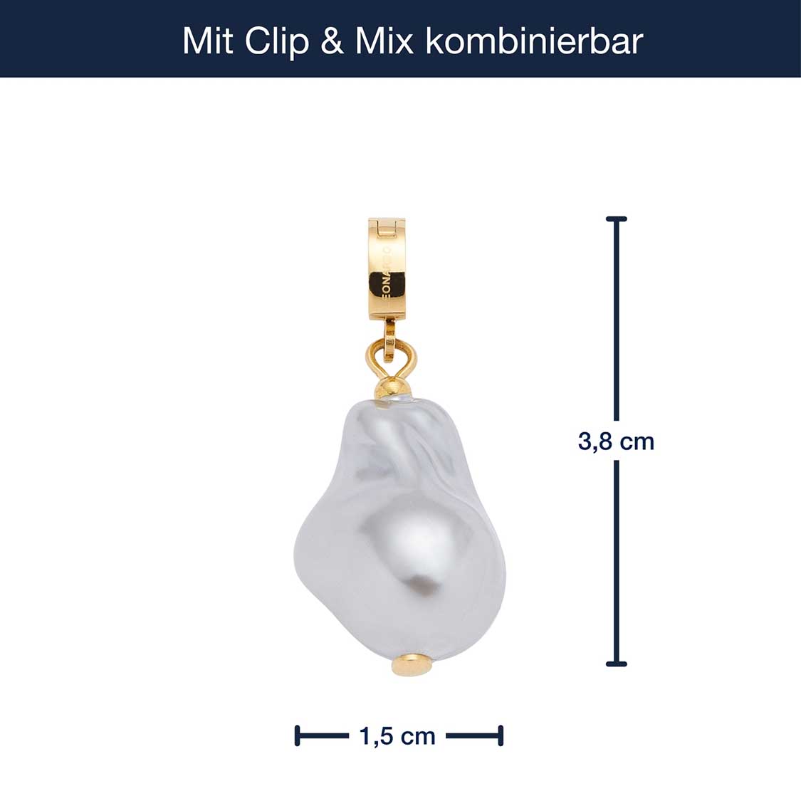 Anhänger WILMI Clip & Mix gold
