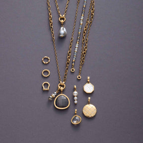 Anhänger JUVINGA WHITE Clip & Mix gold