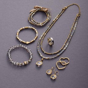 Ohrhänger JUVINGA WHITE gold