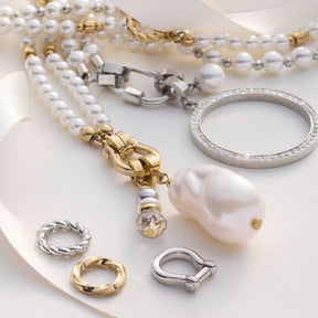 Edelstahlring LOTTI Clip & Mix gold