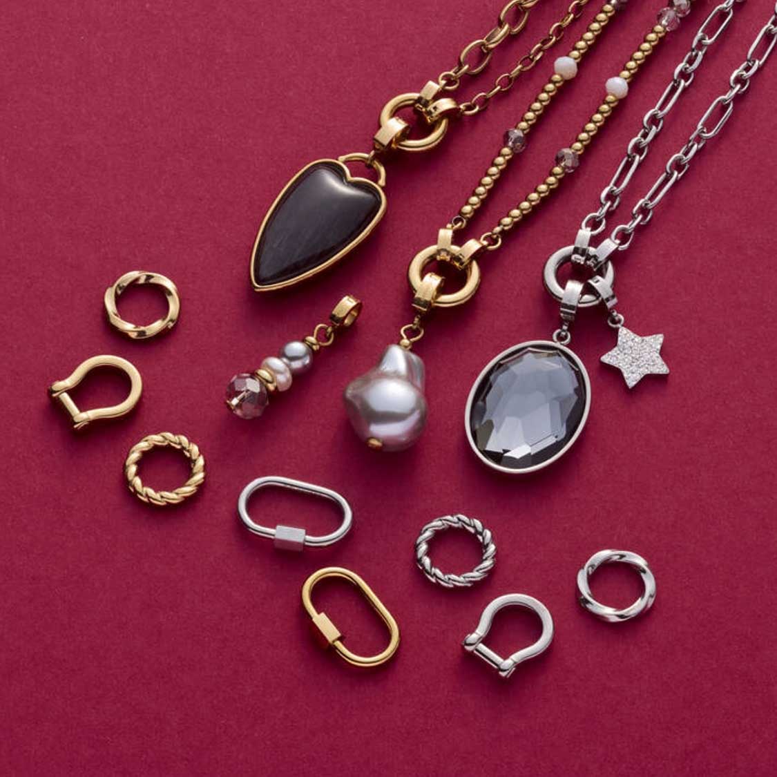 Edelstahlring LOTTI Clip & Mix gold