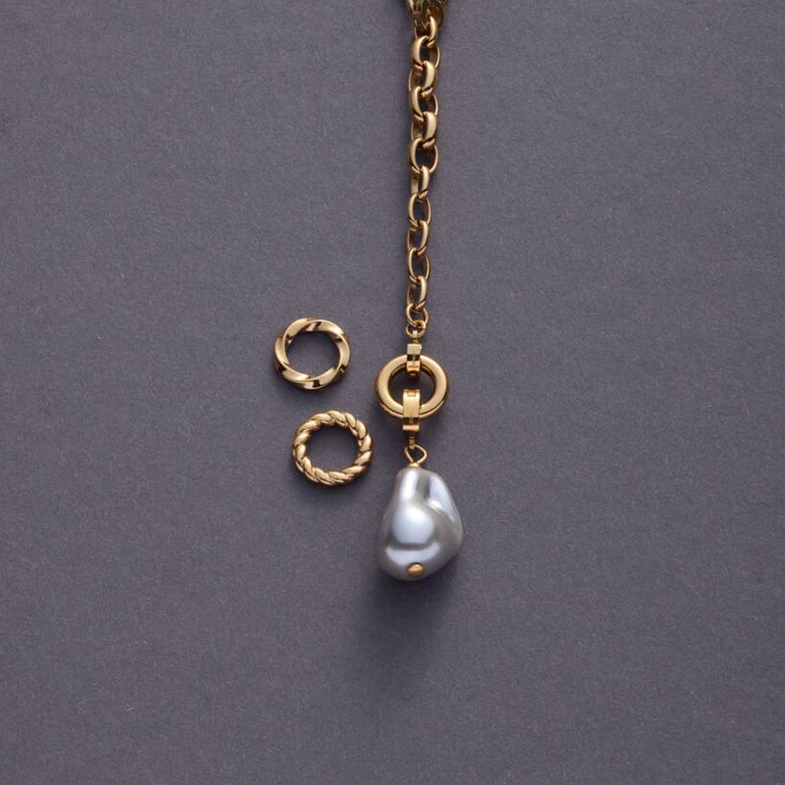 Edelstahlring LOTTI Clip & Mix gold