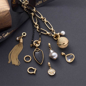 Edelstahlring LIESEL Clip & Mix gold