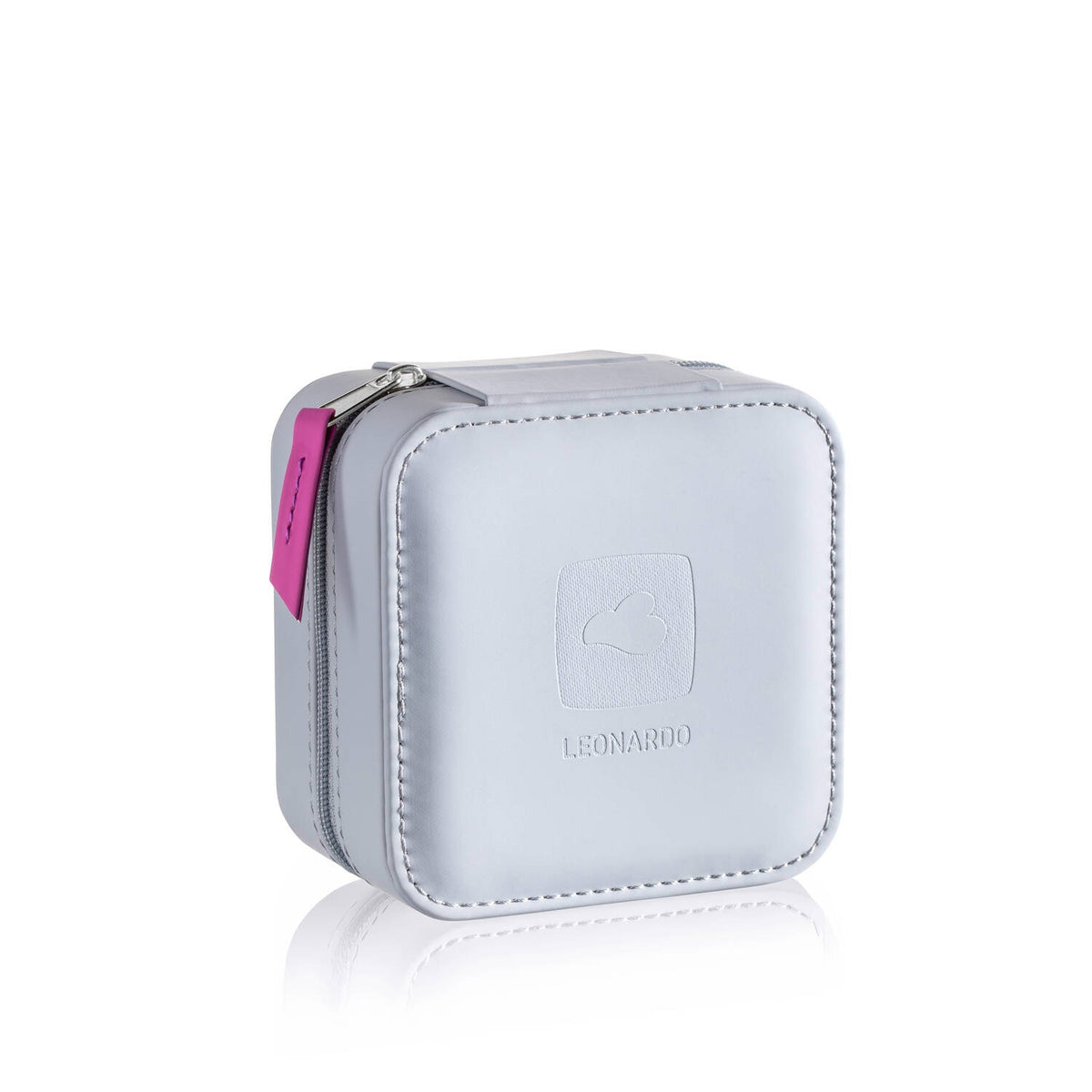 Reiseetui JEWELS grau 10 x 10 cm