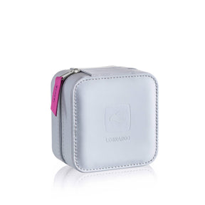 Reiseetui JEWELS grau 10 x 10 cm