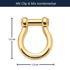 Schäkel LENI Clip & Mix gold