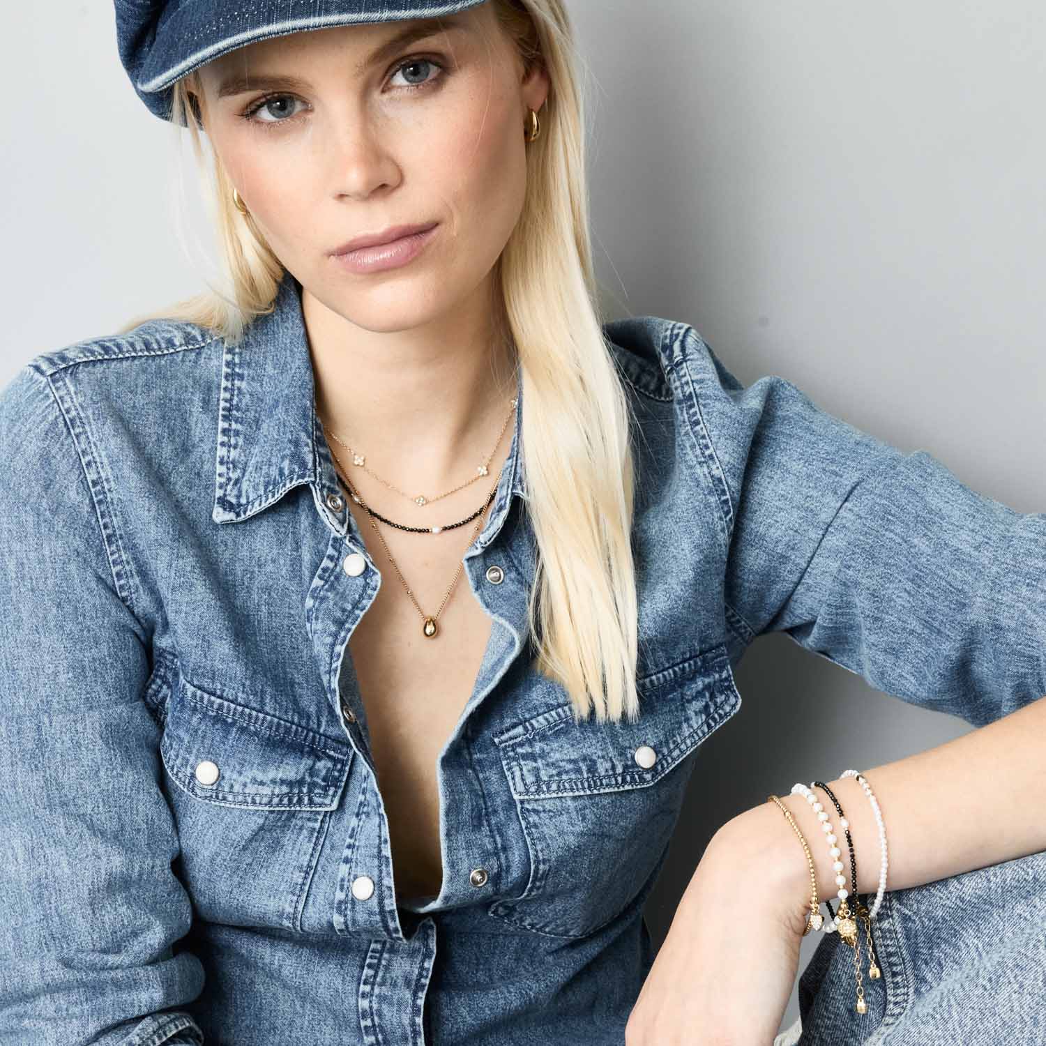 Halskette LISETTE 42 cm gold CIAO