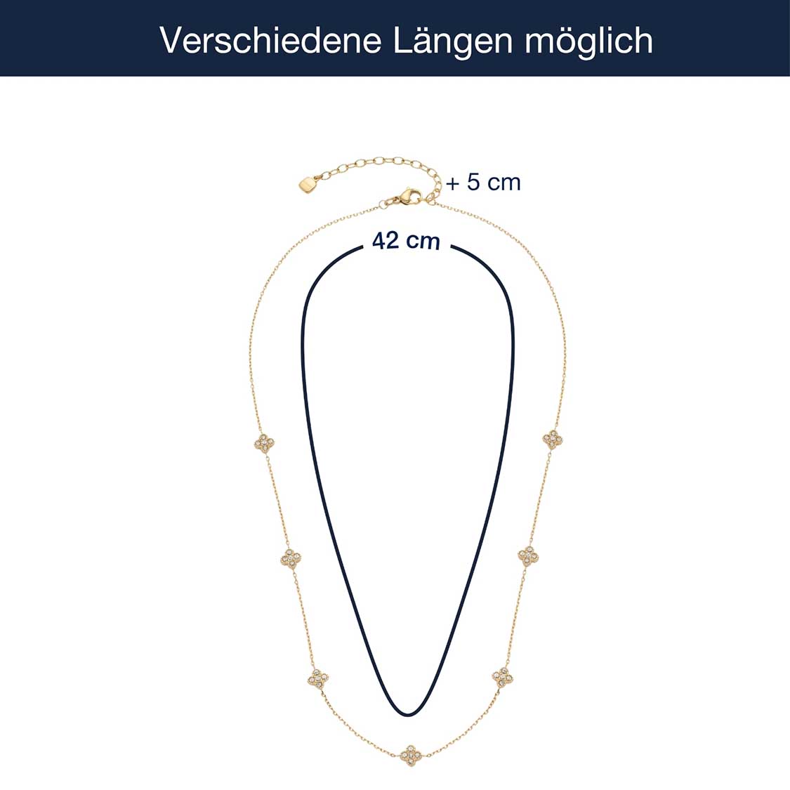 Halskette LISETTE 42 cm gold CIAO