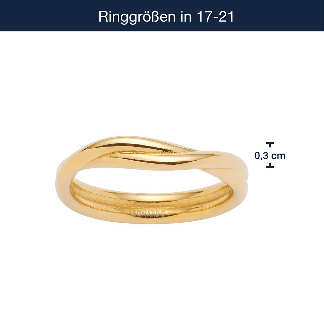 Ring TWISTER 20 gold CIAO