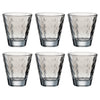 Trinkglas OPTIC  215 ml grau 6er-Set