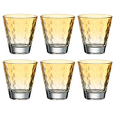 Trinkglas OPTIC  215 ml apricot 6er-Set