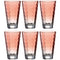 Trinkglas OPTIC  300 ml rot 6er-Set